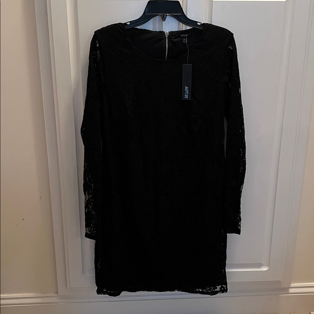Apt 9 Black Lace Dress NWT 8